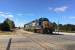 CSX 2648 and 6147 run light